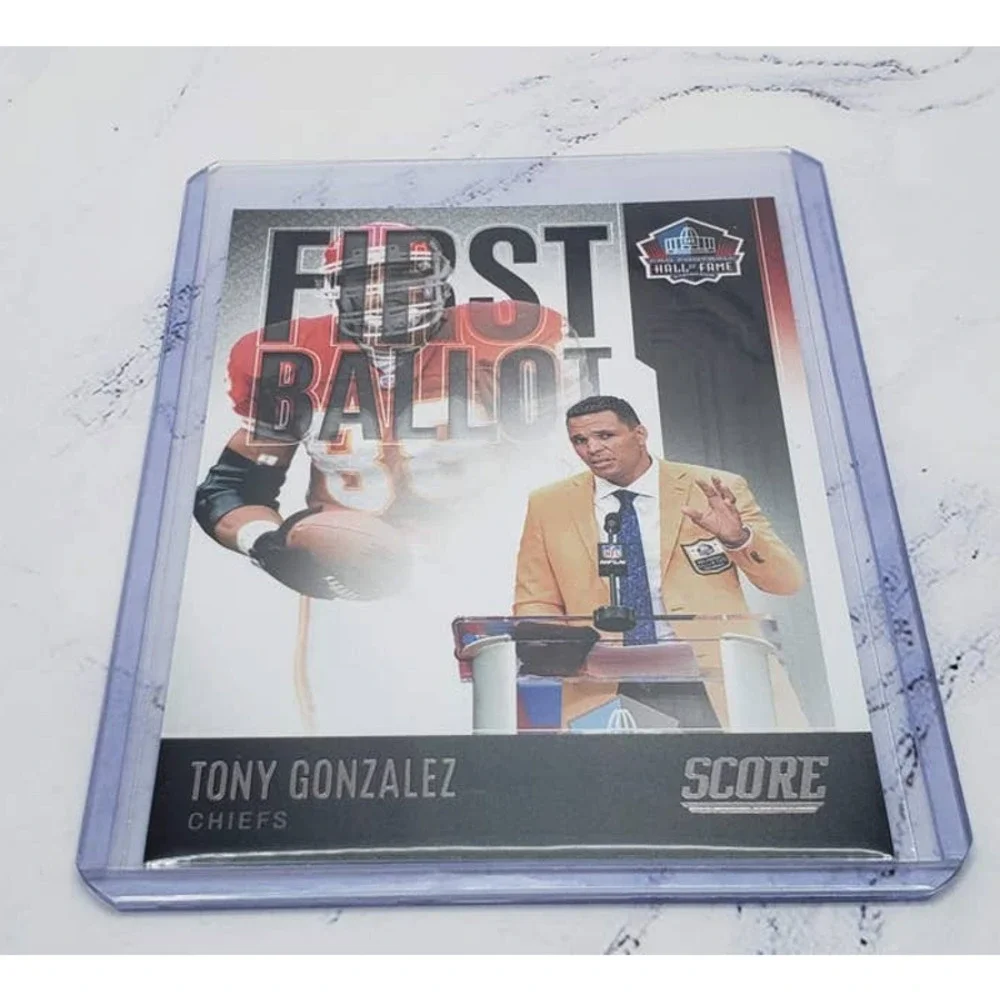 2022 Score First Ballot #FB-TG TONY GONZALEZ Kansas City Chiefs